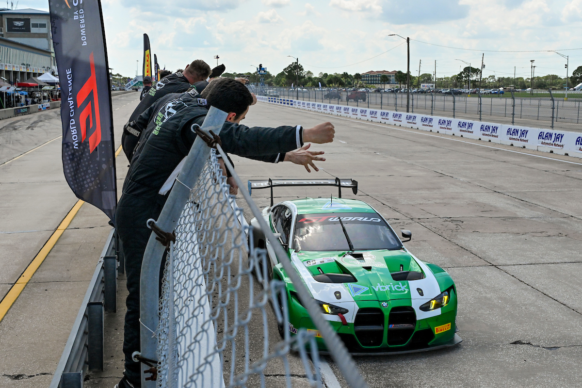 SRO America Sebring Random Vandals Racing BMW M4 GT3 EVO Race Winners
